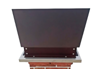 GRANSASSO Comignolo Antivento Verniciato - Base INOX